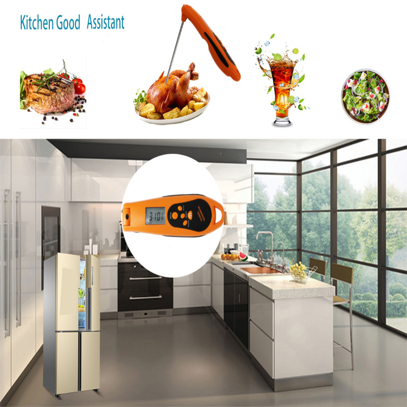 주방 음식 온도 측정을위한 디지털 고기 요리 전자 온도계