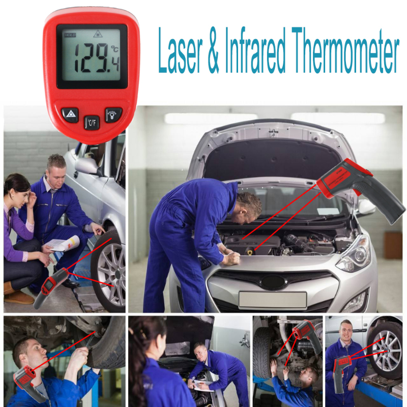 산업용 온도 측정 분석 기기 온도계 건 타입