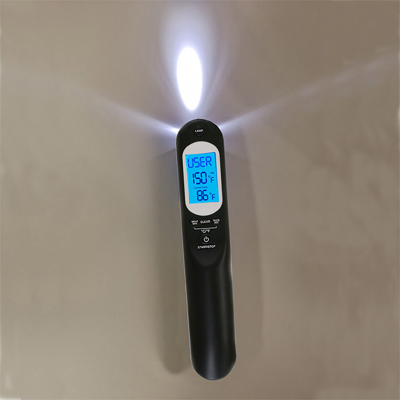 품질 중국 신제품 요리 부엌 음식 음성 디지털 온도계 손전등 및 USB